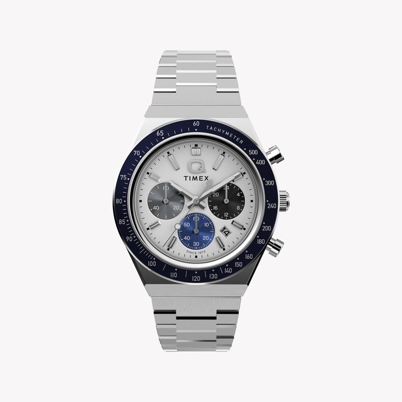 TIMEX Q Timex Chronograph 40mm Stainless Steel Watch | TW2Y36200 - Image 1