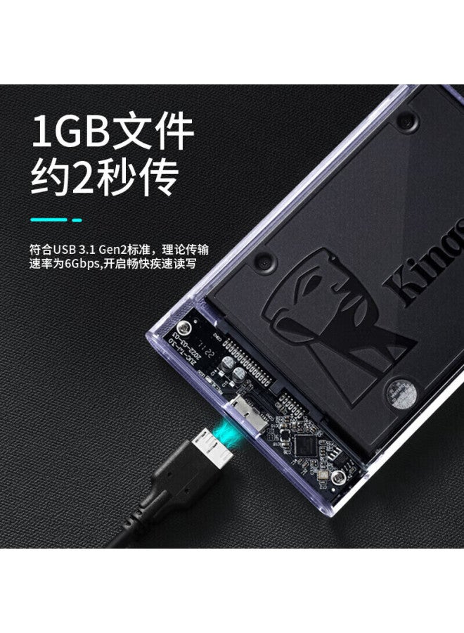 Bubm 2.5-Inch Type-C External Hard Drive Enclosure Usb3.1 Sata Interface For Laptop Desktop Solid State Mechanical Ssd Hard Drive Enclosure - Image 2