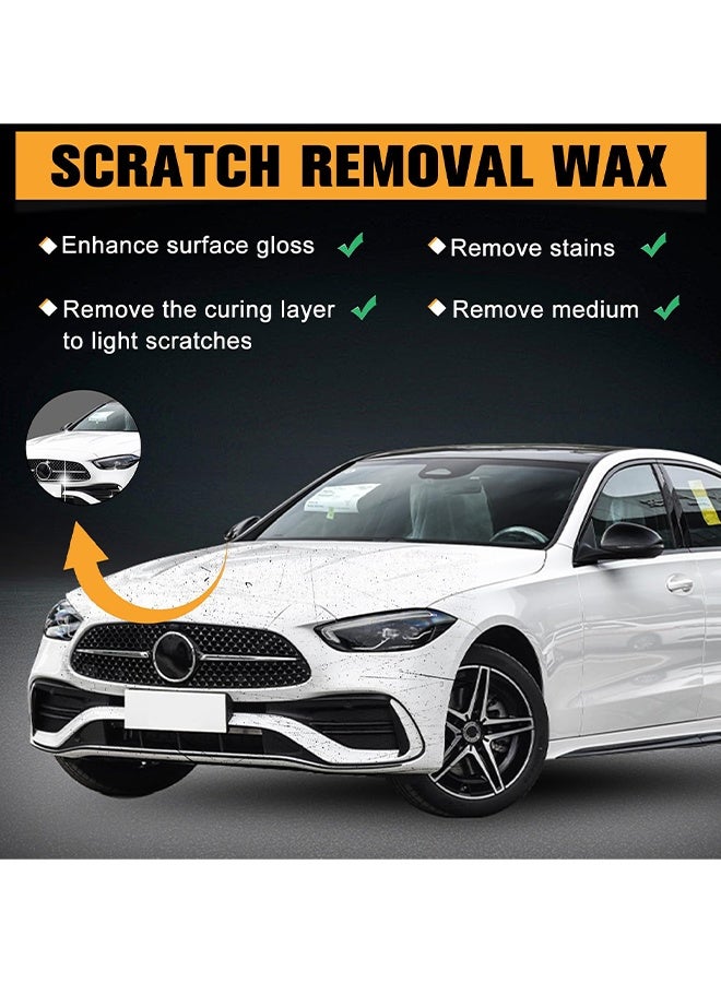 Homonth Car Scratches Remover, Car Body Compound, Scratch Remover For Vehicles, Scratch Removal Kit, Car Scratch Repair Paste, Polishing Paste For Repairing Small Paint Scratches, Marks, Water Spots, Swirls, Blemishes, 80g - Image 3