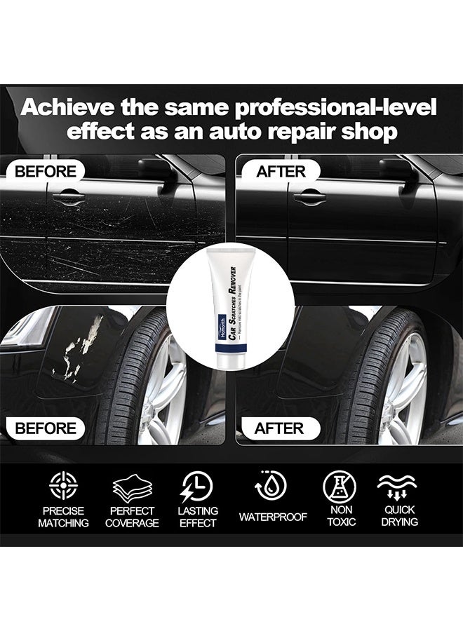 Homonth Car Scratches Remover, Car Body Compound, Scratch Remover For Vehicles, Scratch Removal Kit, Car Scratch Repair Paste, Polishing Paste For Repairing Small Paint Scratches, Marks, Water Spots, Swirls, Blemishes, 80g - Image 5