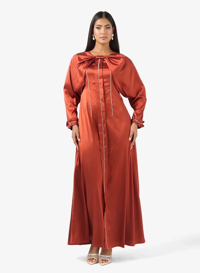 Embellished Kaftan Dress