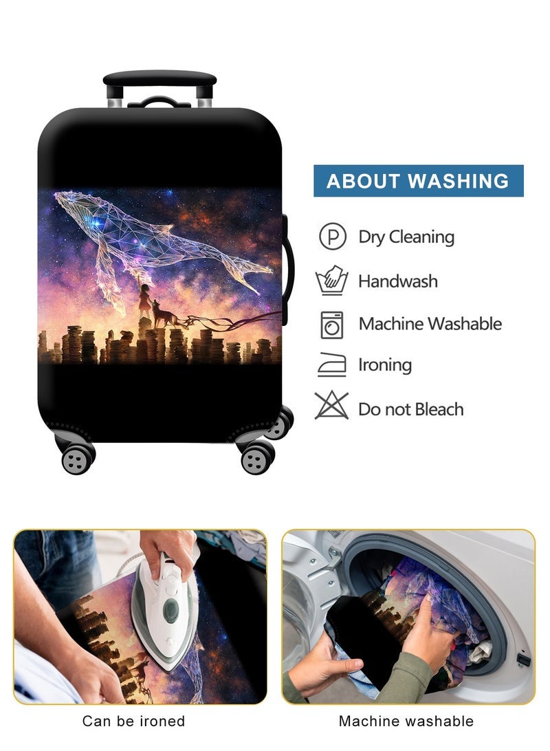 URbazaar Elastic Travel Luggage Cover Travel Suitcase Protective Cover for Trunk Case Apply to 18-30 inch luggage Suitcase Cover - Image 3