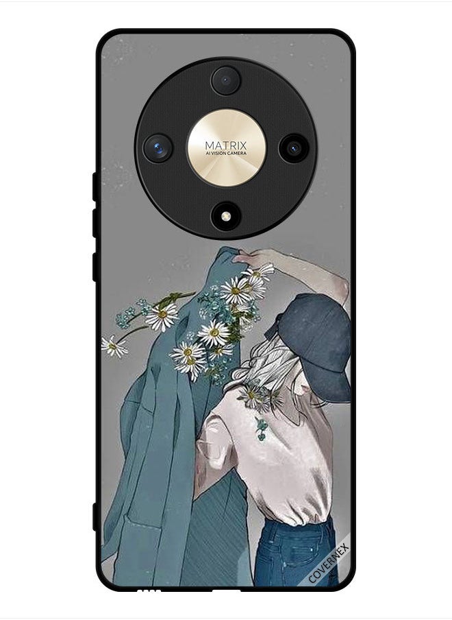 Covernex Protective Case Cover For Honor X9b Cap Girl Wearing Coat Art  - Image 1