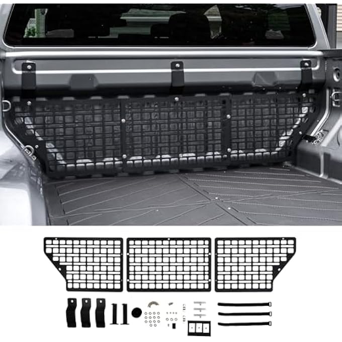 rayihni Molle Panel Compatible with 2023 2024 2025 Chevrolet Colorado GMC Canyon 5FT Front Molle Panel Truck Panel Rear Cargo Storage Shelf for 2024 Chevy Colorado Accessories (Front Bed Molle Panel) - Image 1