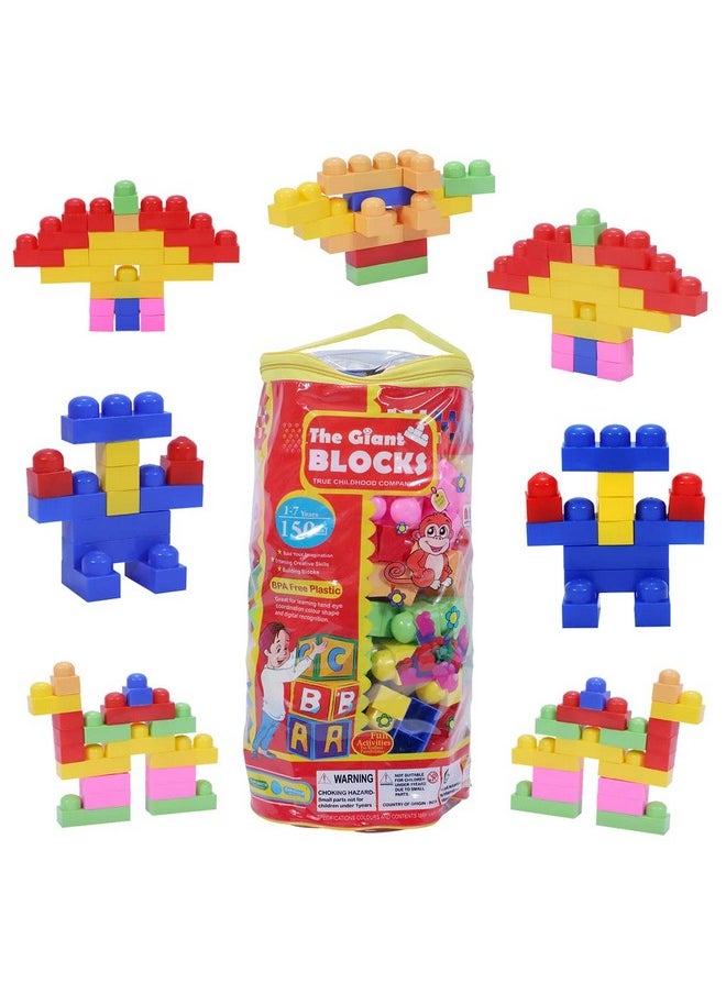 Toy Zone Toyzone Building Blocks | Building Blocks Game | Educational Toy | Smart Activity Fun & Learning Blocks | Colorful Blocks | Block Puzzle | for Kids Age 1-7 Years (Building Blocks - 90 pcs)  - Image 1