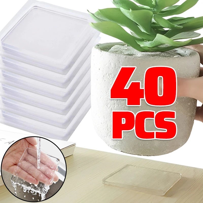 Transparent Silicone Anti Vibration Pads Washing Machine Shock Absorbing Pad Furniture Feet Reduce Noise Floor Protector Mats - Image 2