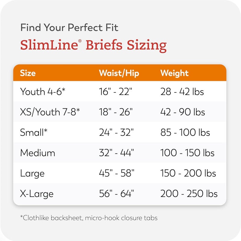 Tranquility Slimline Original Adult Disposable Brief Large Incontinence Care with a Slimmer Fit Peach Mat Core Kufguard Technology LatexFree 214oz Capacity 12ct Bag - Image 4