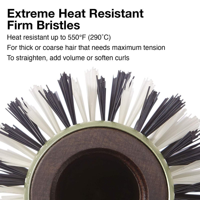 Olivia Garden Ecoceramic Firm Bristles Round Thermal Hair Brush (3") - Image 3