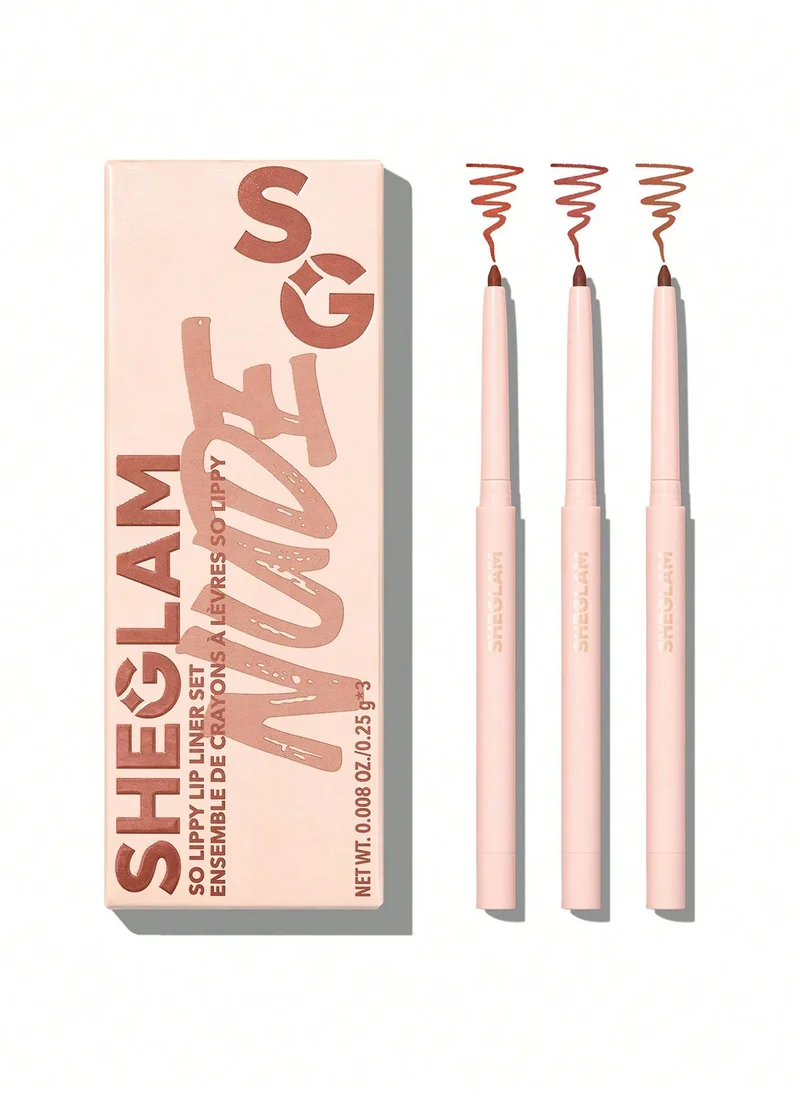 SHEGLAM SO LIPPY LIP LINER SET-AU NATUREL