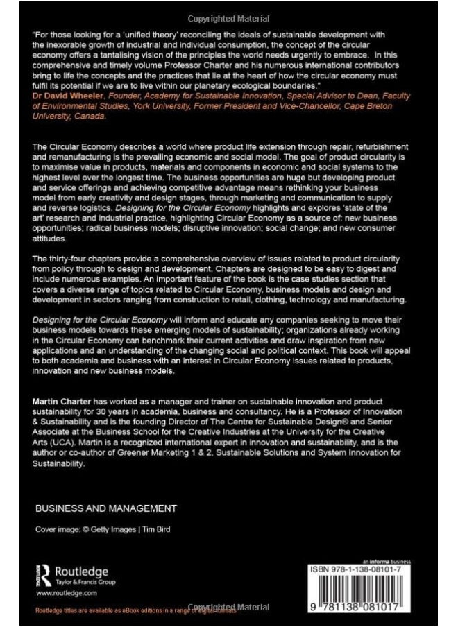 Routledge Designing for the Circular Economy  - Image 2