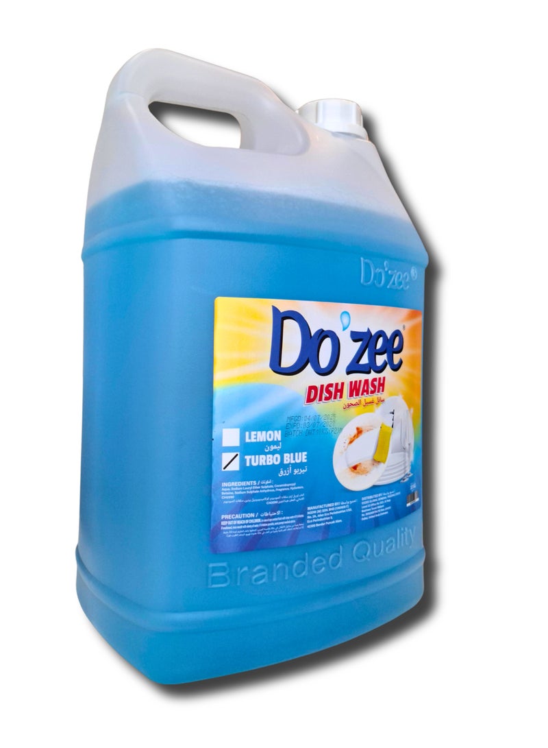 Do'zee Turbo Blue Liquid Dish Wash, 10 Liters - Image 2