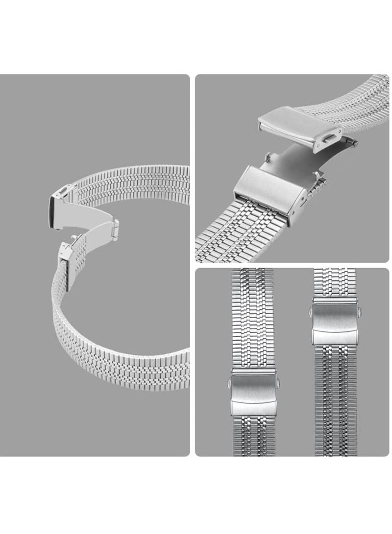 SOLARAE For Galaxy Watch 4 Strap, 20mm Watch Strap Compatible with Samsung Galaxy Watch 4 40mm 44mm/Galaxy Watch 4 Classic 46mm(2021) 42mm, Adjustable Replacement Strap for Galaxy Watch 4 Band Men Women - Image 5