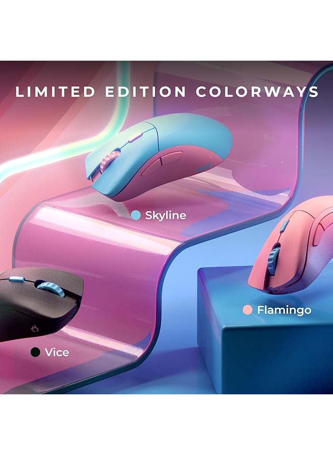 Glorious Model D-Pro Wireless Gaming Mouse - Superlight 58g, 6 Programmable Buttons, 80+ Hrs Battery Life, 19K DPI, BAMF Sensor. Rechargeable Mouse for PC Gamers - Skyline Forge(Blue & Pink) - Image 5
