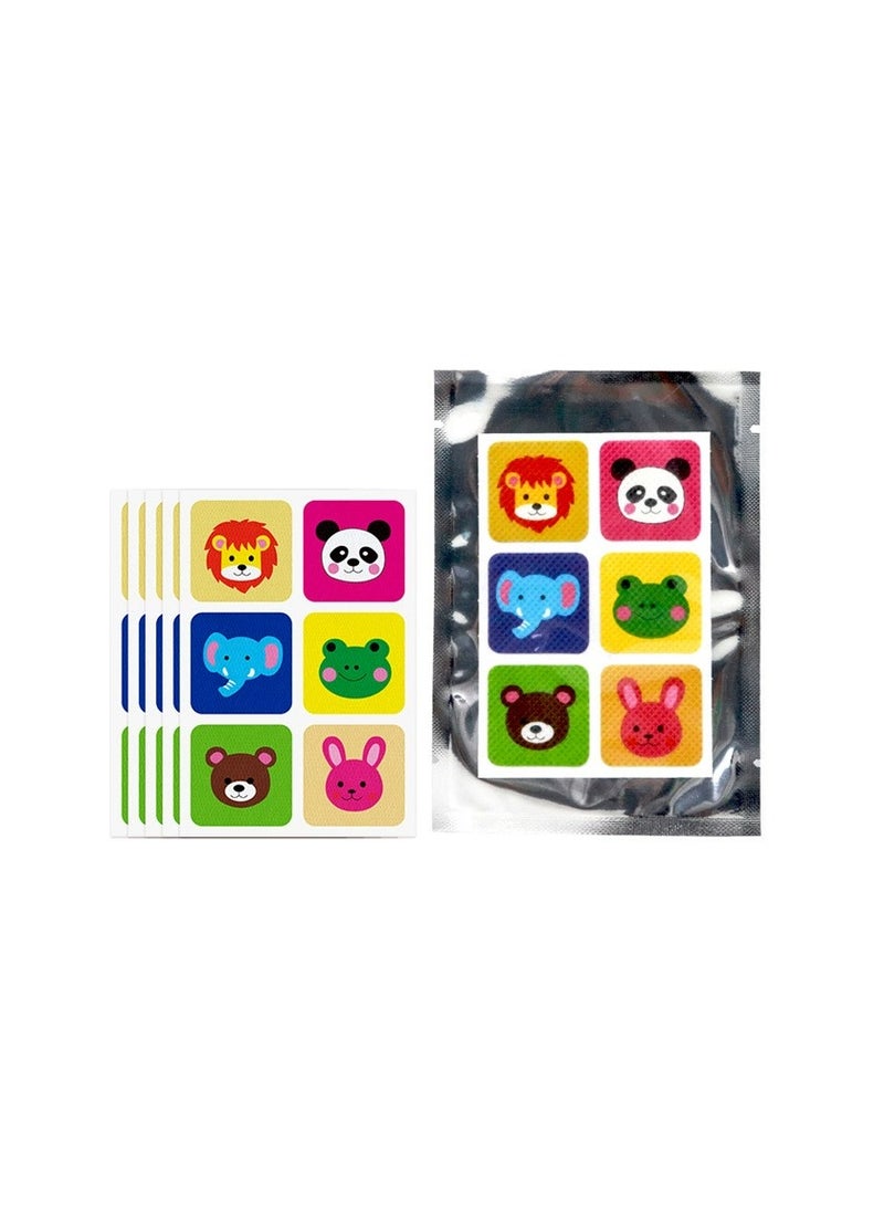 عام ملصقات طاردة للبعوض للأطفال مصنوعة من قماش غير منسوج على شكل كرتون، 36 قطعة من الزيوت العطرية النباتية - Image 3