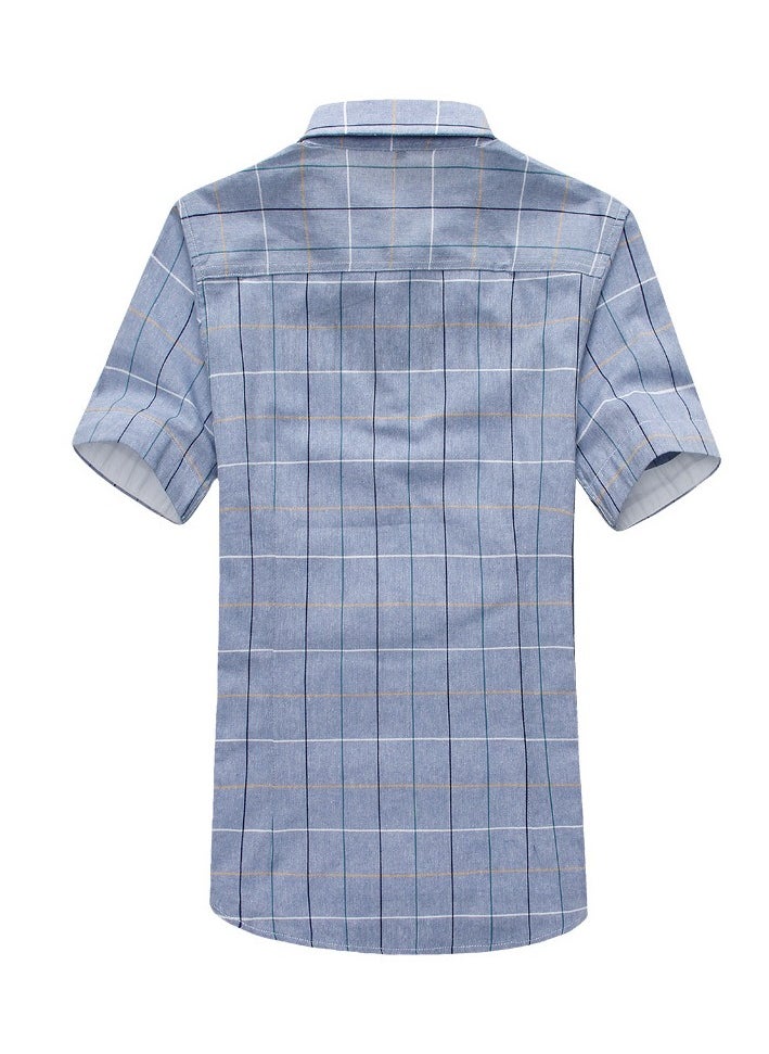 KUYING - Short Sleeves Stripes Pattern Shirt - Image 1