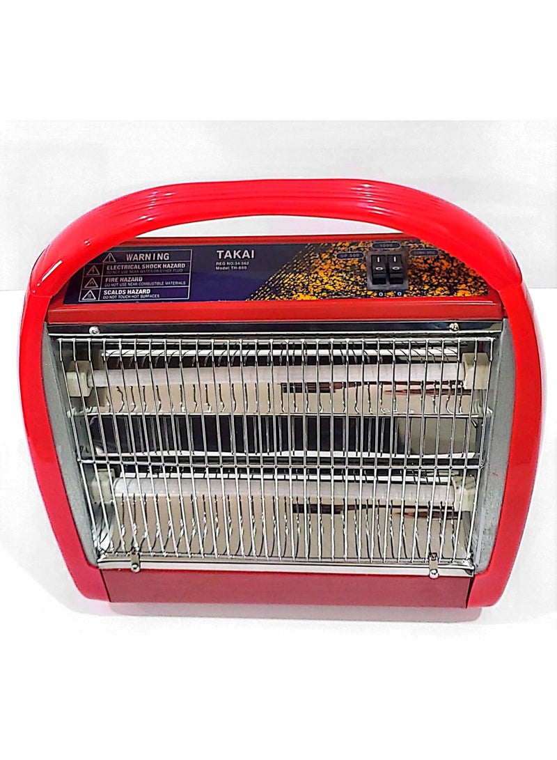 Electric Heater Japanese 1000W - Safe Valve, Protective Mesh, Comfortable Handle, 220V - Image 2