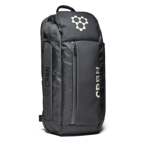 CRBN Pickleball Sling Bag Pro Team Pickleball Bag WaterResistant Pickleball Paddle Bag Holds 3 Paddles Balls More Black