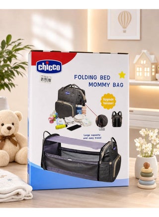 Chicco Multi-Function Baby Diaper Bag with Foldable Baby Bed