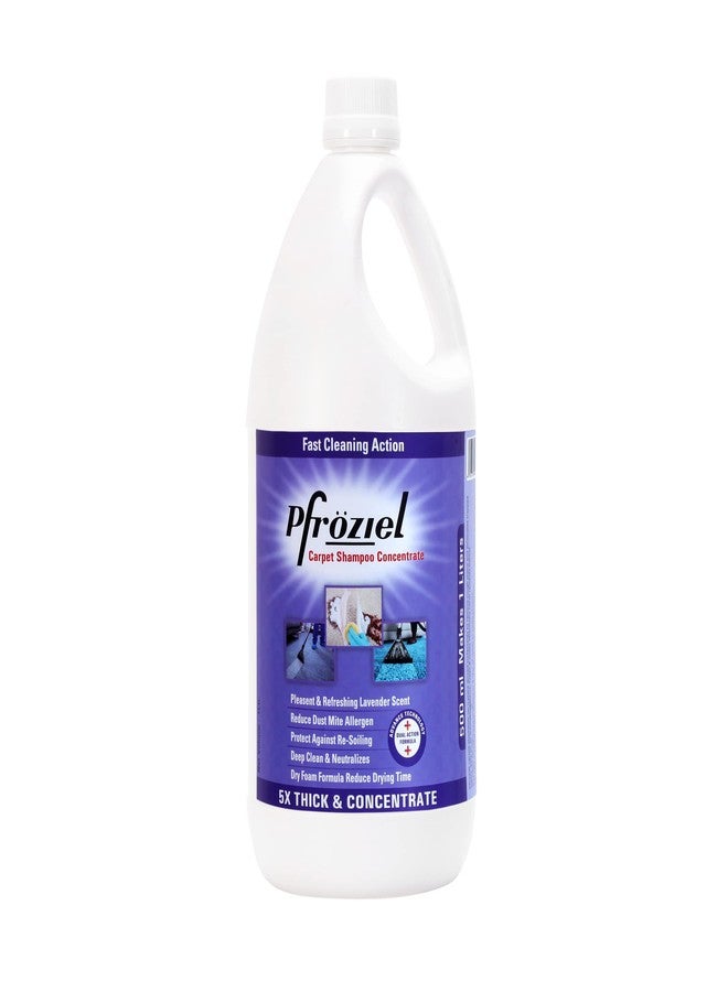 Pfroziel CARPET, SOFA & FABRIC UPHOLSTERY CLEANER LIQUID/SHAMPOO CUM DISINFECTANT CONCENTRATE For Remove tough stain, Spots, tea marks I Biodegrables - Image 1