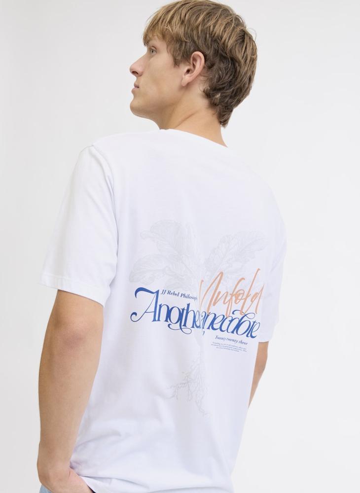 ج ج ريبل تيشيرت مطبوع بقصة عادية - Image 3