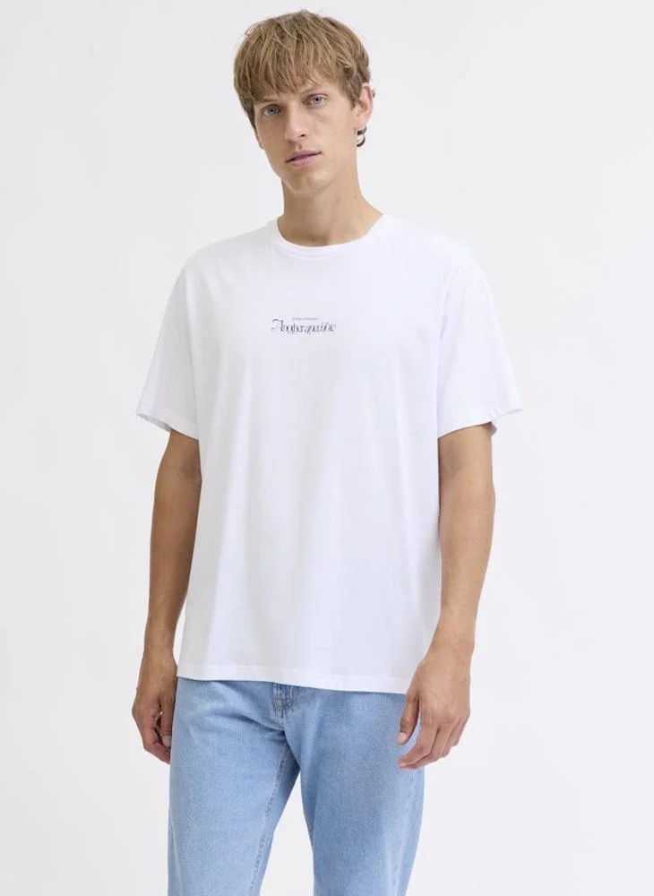 ج ج ريبل تيشيرت مطبوع بقصة عادية