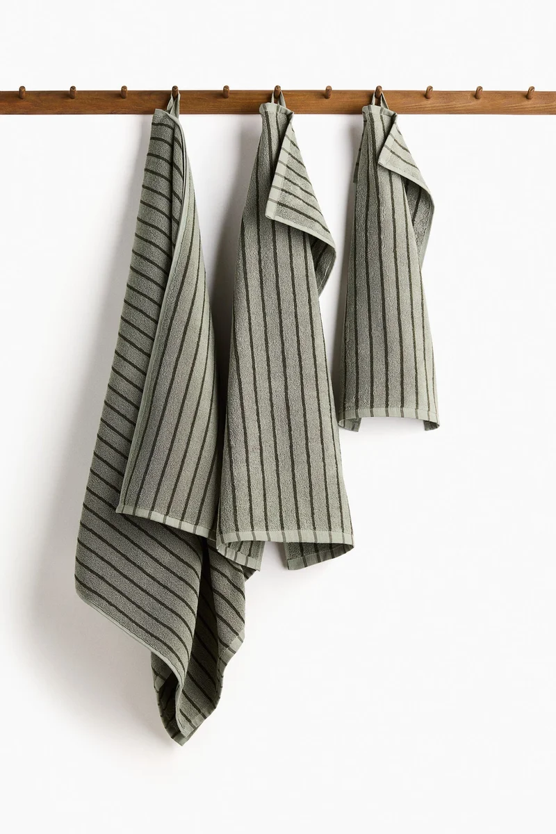 H&M Striped guest towel