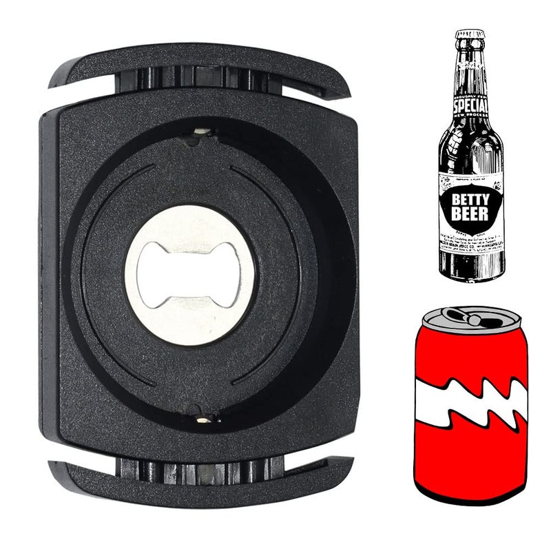 db11 Manual TwoinOne Can Opener for 819 Oz Beverage Cans Black