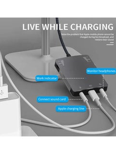 ماركة غير محددة Lightning Live Stream Adapter for iPhone and iPad with Speaker Pin Supports 99% of live streaming apps available in the market Can charge the phone while in use Supports PK during live streaming Sui  - Image 2