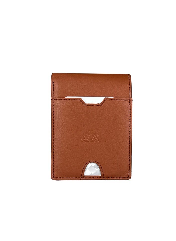 Slim Wallet With Genuine leather Material - Camel - pzsku/ZC364181440A0734F3F1EZ/45/_/1730899499/47298e8d-1cce-4741-aab1-1e65c5bccfec