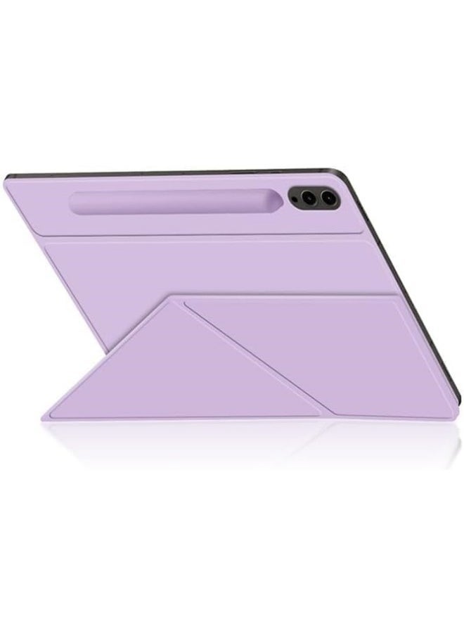 general Fold Magnetic Case Compatible with Samsung Galaxy Tab S9 FE Plus 2023 12.4 inch Tablet Case with Pen Slot Leather Shell Sleep Wake-Up - Image 2