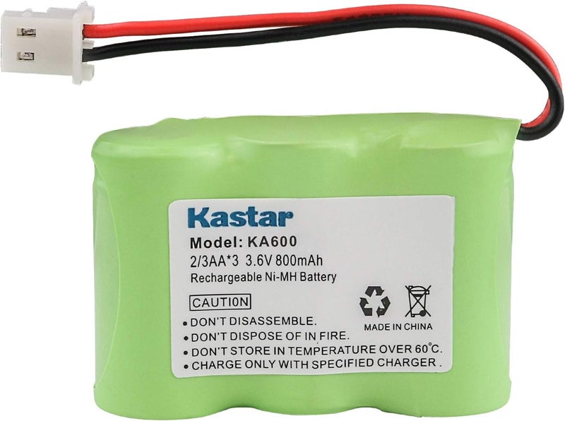 Kastar Kastar Battery Replacement for Kaito KA500 KA550 KA600 5Way Weather Alert Shortwave Radio EtonGRUNDIG FR200 FR200G FR250 FR300 FR350 FR370 FR400 FR405 FR600 FR600B Radio  - Image 1