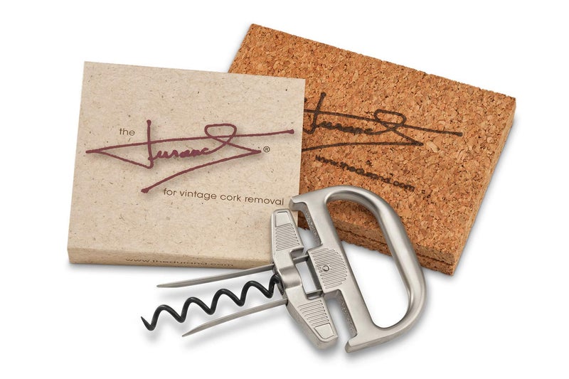 THE DURAND The Durand two part device to successfully remove older and fragile wine corks whole and intact 
