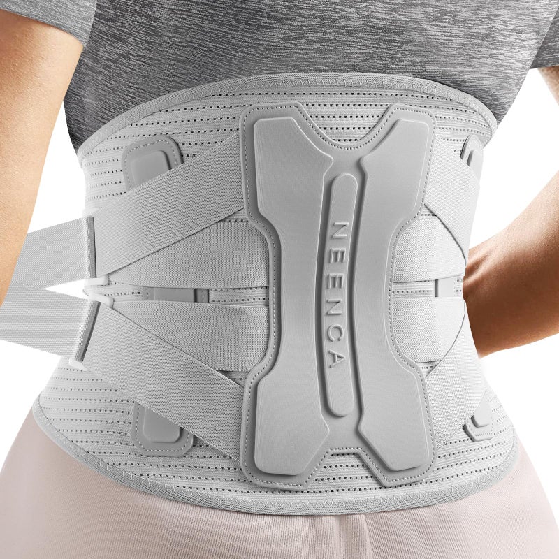 NEENCA Back Brace for Lower Back Pain Relief with Bionic Support System Lumbar Support Belt for WomenMen with Lumbar Pad Soft Breathable 3D Knit Fabric for Herniated Disc Sciatica Scoliosis - Image 3