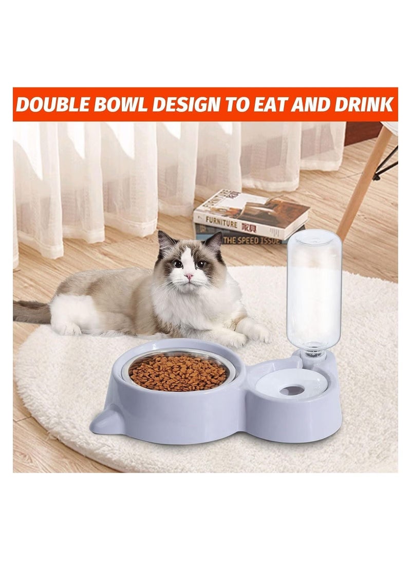 SKY-TOUCH Sky Touch Cat and Dog Food Bowl Pet Food Bowl and Automatic Water Dispenser Pet Bowl Set for Small and Medium Cats and Dogs - Image 2
