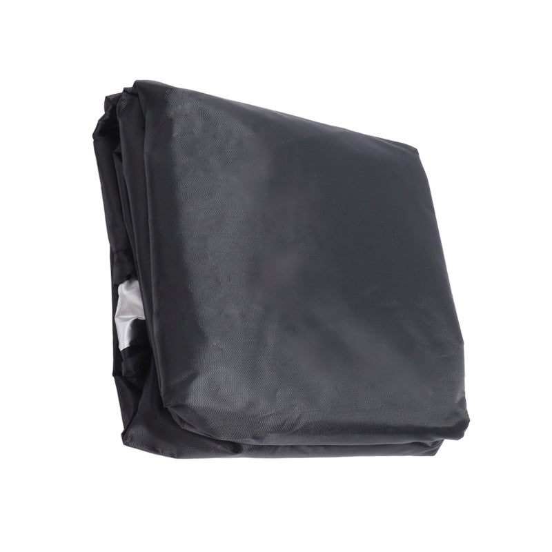 Outdoor Chair Cover Black Oxford Cloth Waterproof Wind Dust UV Proof Furniture Cover with Buckle Adjustable Drawstring - Image 3