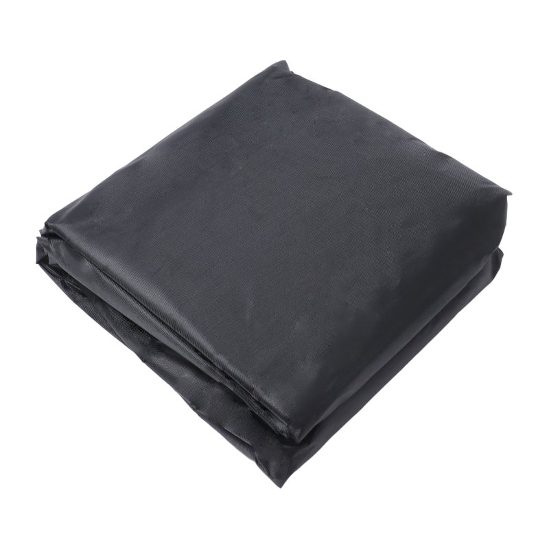 Outdoor Chair Cover Black Oxford Cloth Waterproof Wind Dust UV Proof Furniture Cover with Buckle Adjustable Drawstring - Image 1
