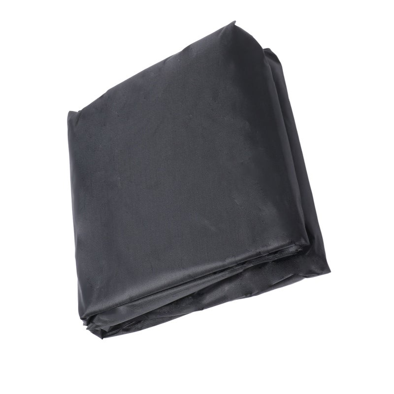 Outdoor Chair Cover Black Oxford Cloth Waterproof Wind Dust UV Proof Furniture Cover with Buckle Adjustable Drawstring - Image 4