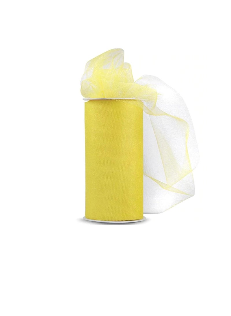 Expo Expo Shiny Tulle 6 inch x 24 yard Spool Yellow  - Image 2