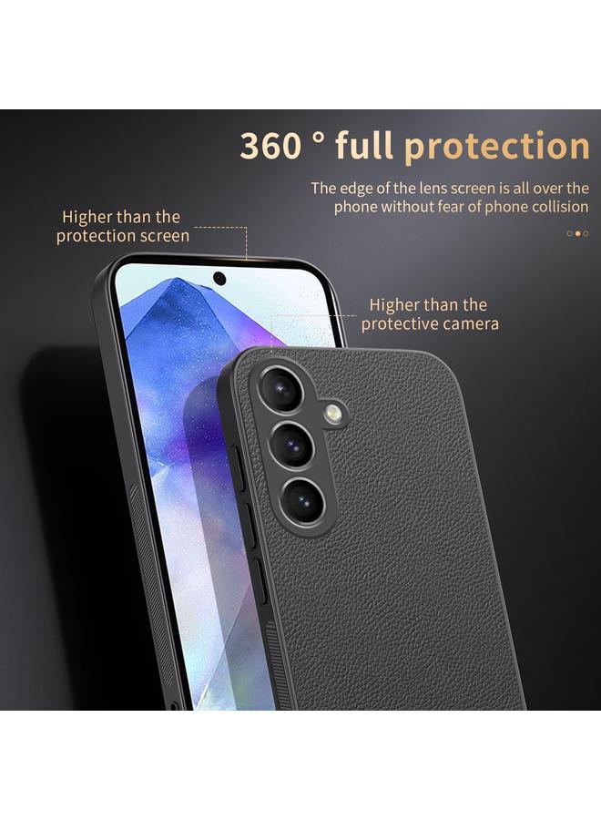 erorex Case For Samsung Galaxy A55 5G HUIYI Leather Magnetic Phone Case - Image 3