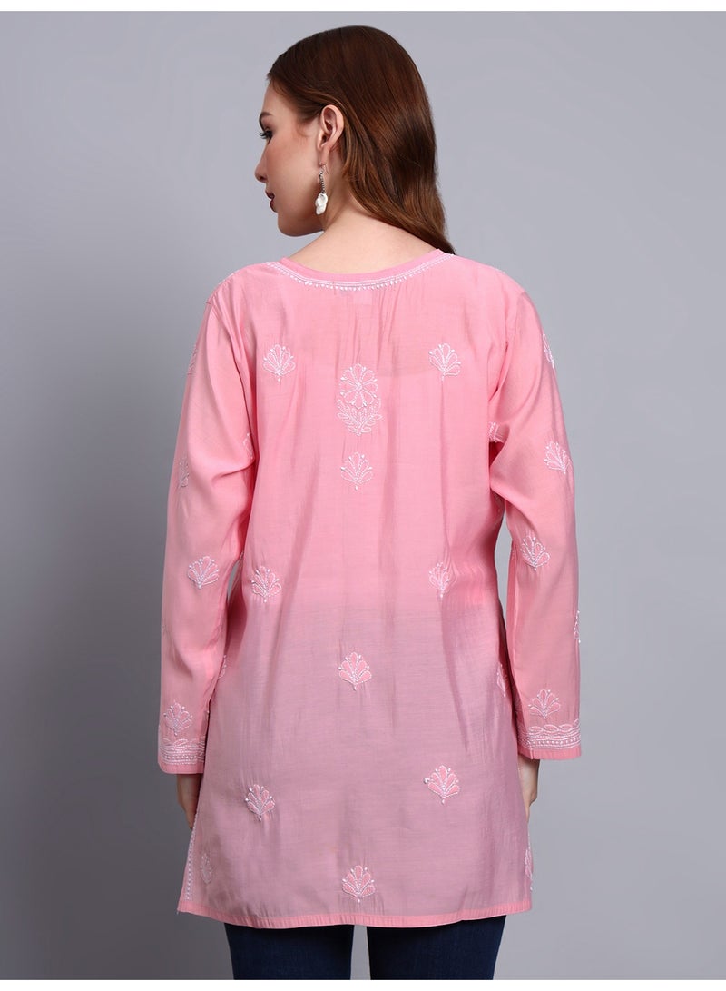 الايا كرتي شانديري مطرزة يدوياً بشيكانكاري - Image 2