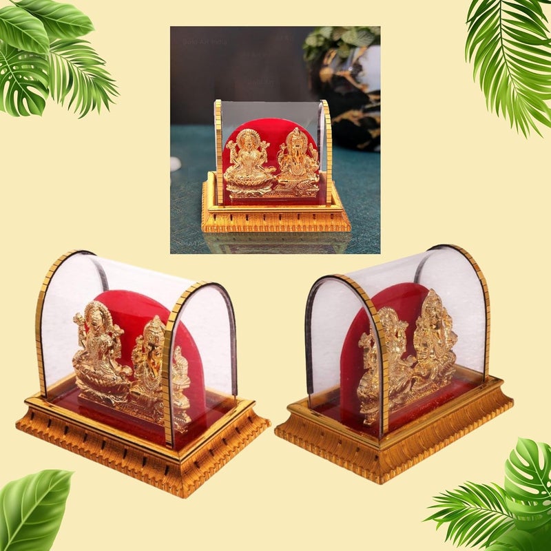 Awesome Craft تمثال إلهي رائع من الأكريليك للإله غانيش والإلهة لاكشمي - Image 5