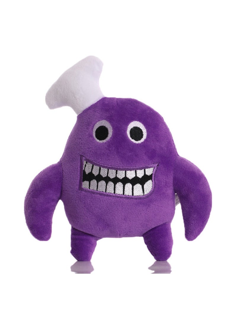 Banban Garden Doll Plush Toy Children's Doll Gift (Purple With White Hat)  - Image 1