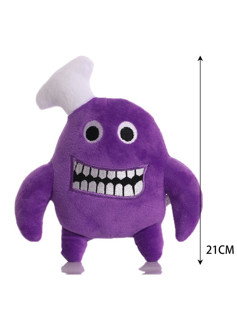 Banban Garden Doll Plush Toy Children's Doll Gift (Purple With White Hat)  - Image 2