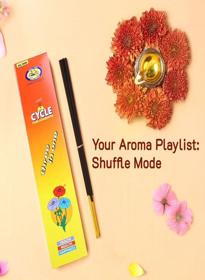 Cycle Three in One Agarbatti | A Divine Blend of Three Fragrances 100 GM - Image 4