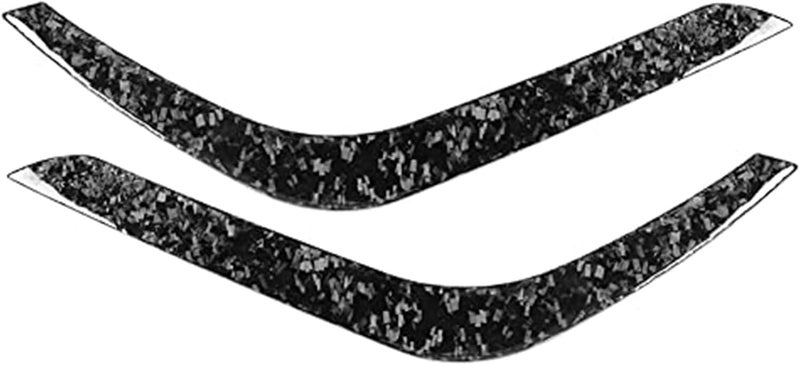 QASULER Carbon Fiber Headlight Eyelid Trim for Toyota Tundra - Image 2