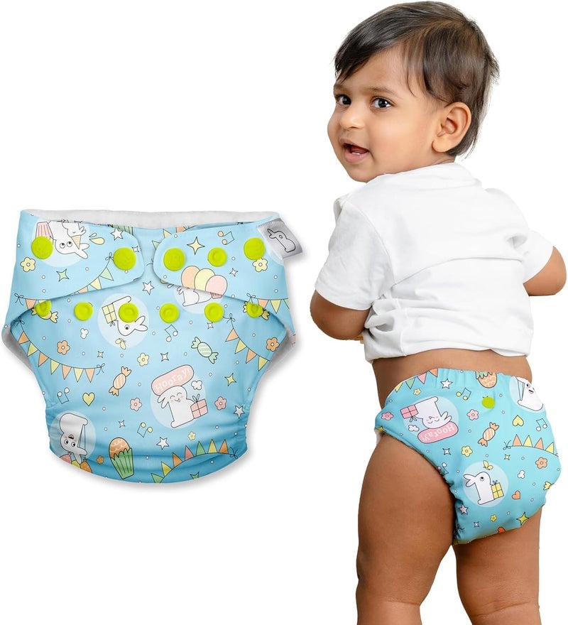 SuperBottoms Freesize UNO Cloth Diapers for Babies 3M - 3Y l With DryFeel Magic Pad l Washable & Reusable Diaper l Absorbs 4-5 pees - Image 1