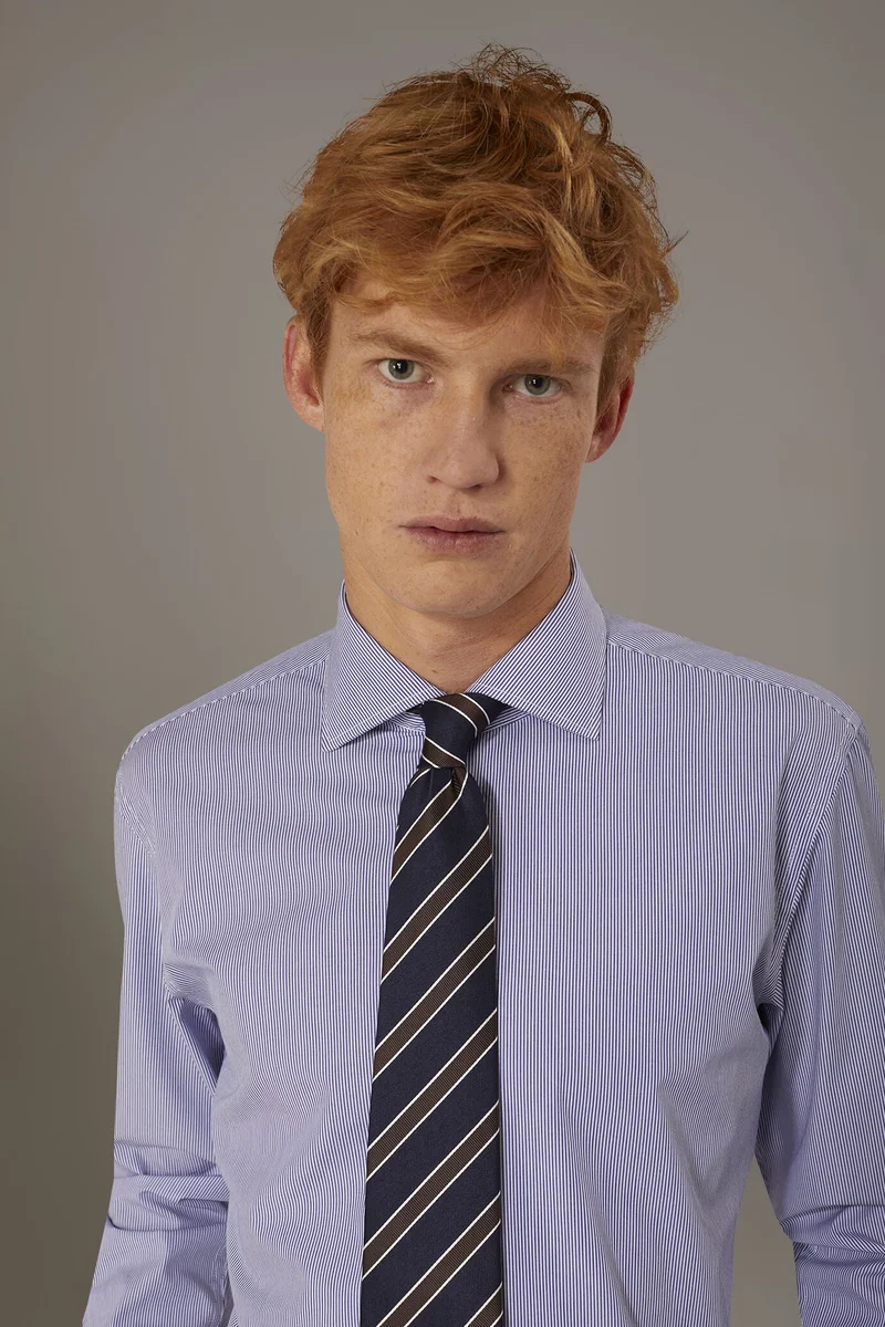 دوبل غانغر Classic shirt - White/Blue