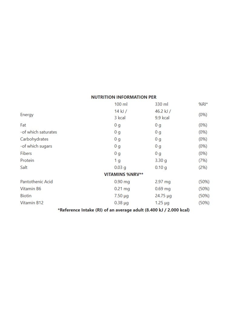 Hype PRE WORKOUT RTD DRINK - APPLE&BLUEBERRY - 330ML  - Image 3