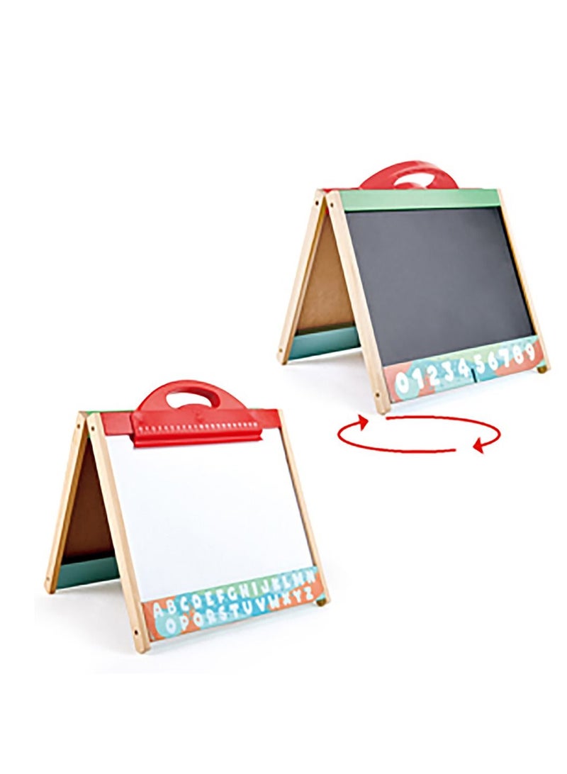 هيب Hape - مخزن منضدية مزدوج الجانب قابل للطي و Go Easel - Image 2