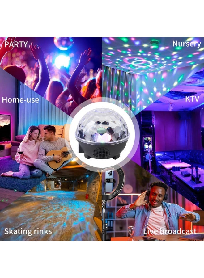 يلا جوي Disco Ball Light Speaker with Remote Control DJ Lighting and Bluetooth, 6 Light Colors, Large Size Magic Stage Party Strobe Light for Club Decoration, Home Dance, Room Decoration - Image 3